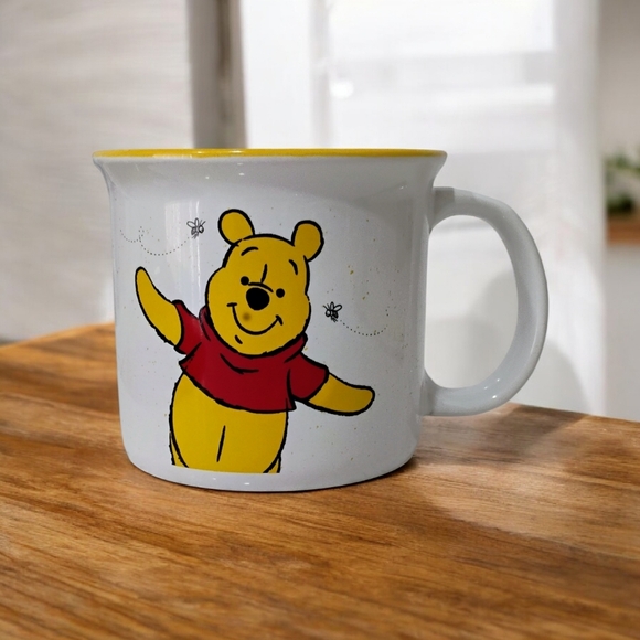 Disney Other - Winnie the Pooh 16 oz Mug with Yellow Accent